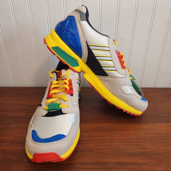 Adidas Men's Size 10.5‎ ZX 8000 x Lego A-ZX Series 2020 FZ3482 NIB - Picture 7 of 11